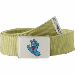 santa cruz belt screaming mini hand (faded khaki)