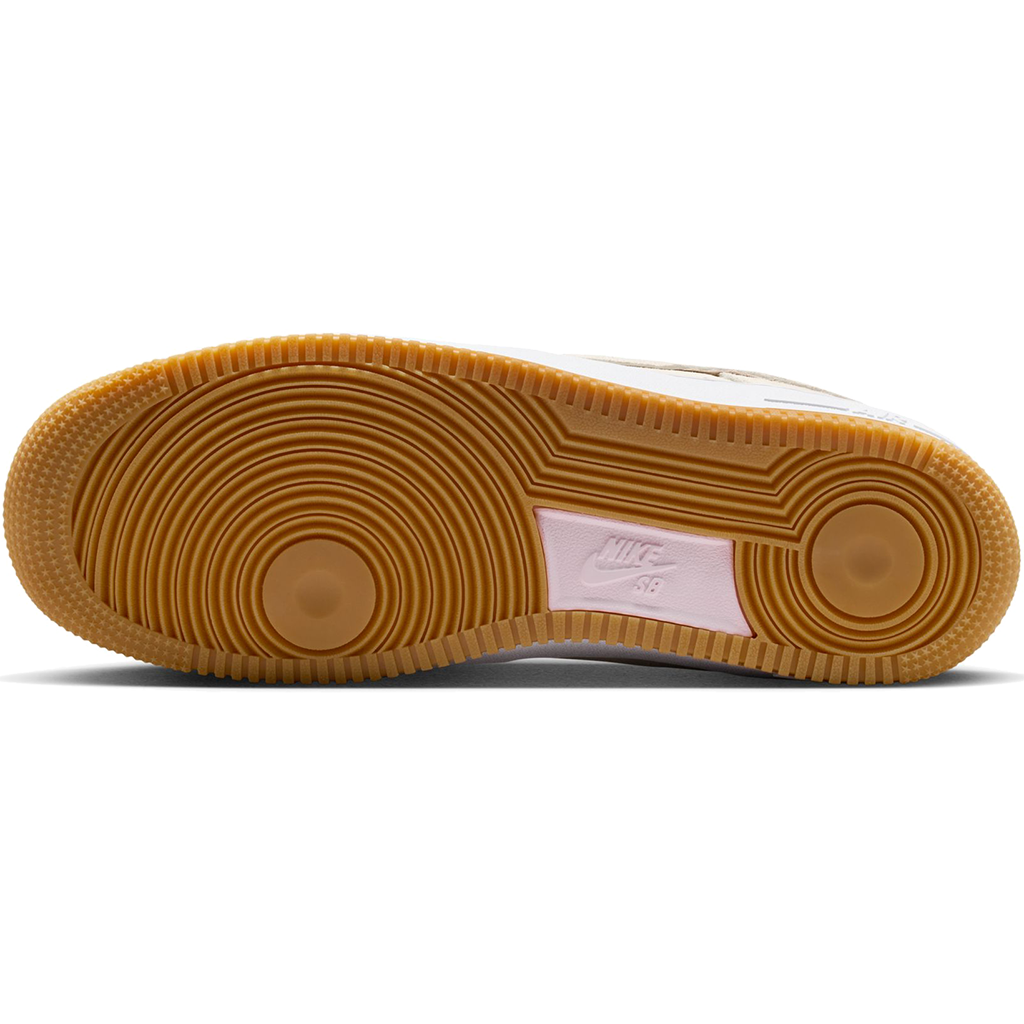 nike sb shoes air force 1 (light orewood brown/white)