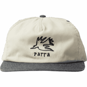 parra cap 5 panel yarn bird (off white)