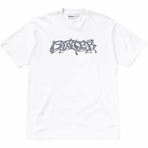 butter goods tee shirt drummer (white)