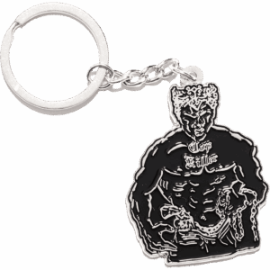 carpet keychain body count (black)