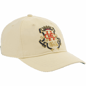 helas cap 6 panel couronne (light beige)