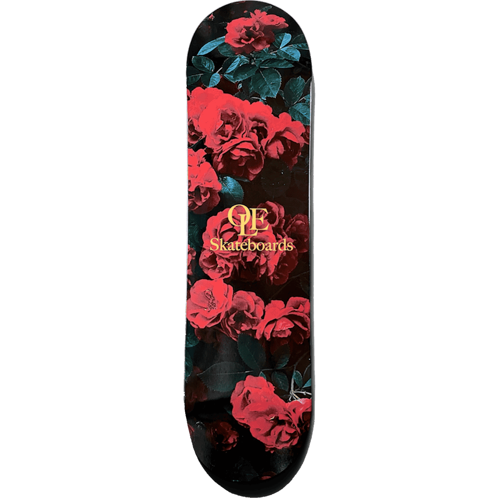 olé board red rose 8.5 olé board red rose 8.5