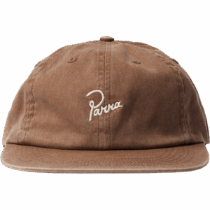 parra cap 6 panel signature (brown)