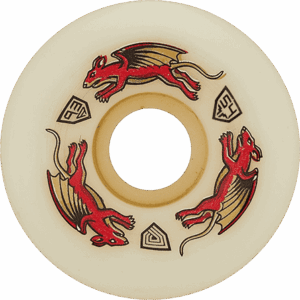 powell peralta wheels dragon nano rats av6 v4 (red) 93a 54mm