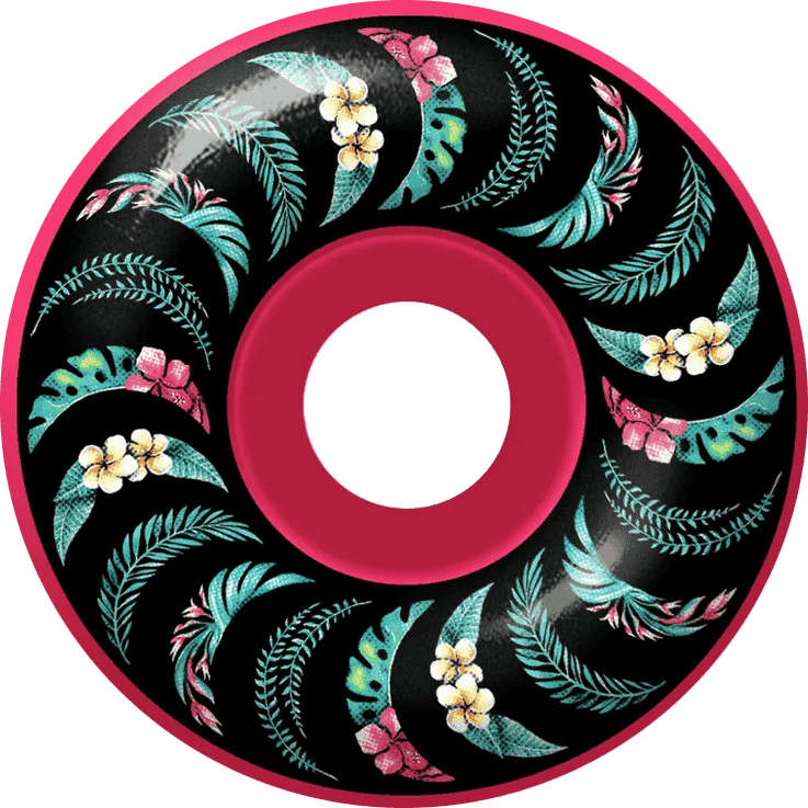 spitfire wheels formula four classic floral (pink) 99a 52mm spitfire wheels formula four classic floral (pink) 99a 52mm