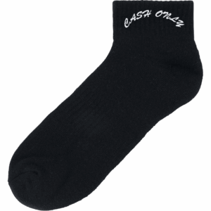 cash only socks ankle (black)