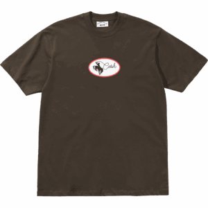 cash only tee shirt rodeo (brown)