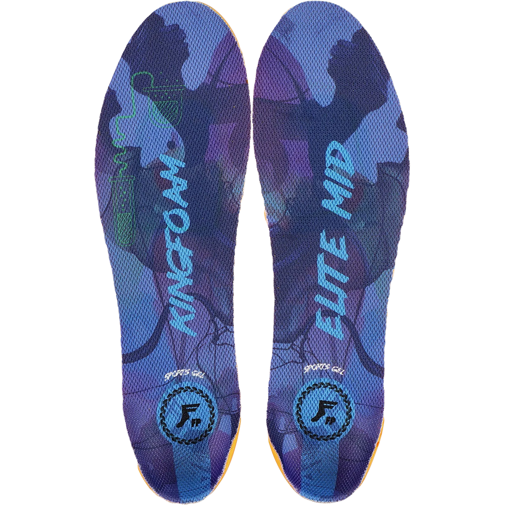 footprint insoles kingfoam elite mid (blue camo/lite blue) footprint insoles kingfoam elite mid (blue camo/lite blue)