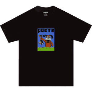 poets tee shirt hunt (black)