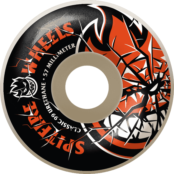 spitfire wheels bighead shattered (white) 99a 57mm spitfire wheels bighead shattered (white) 99a 57mm